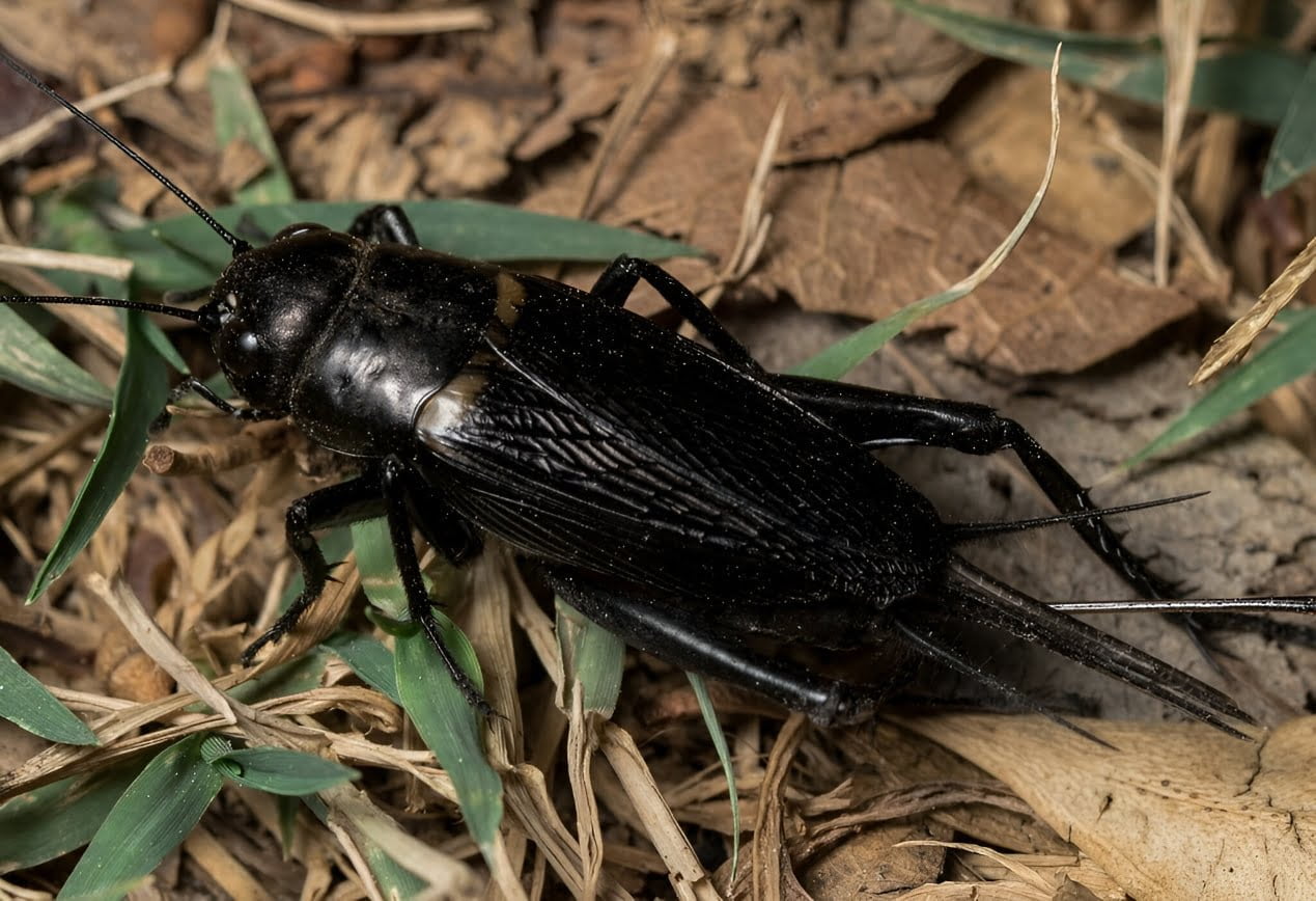 Two-spotted Field Cricket in Zucchini - Plant World