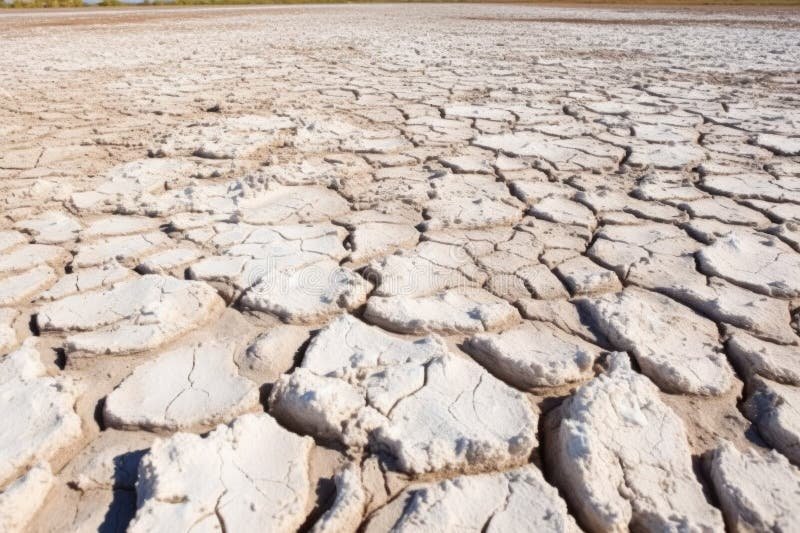 Salt-affected Soil with Visible White Crust Stock Photo - Image of ...