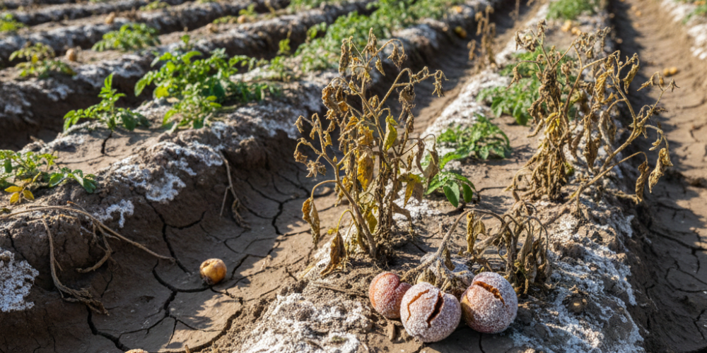 🌱 الآثار الضارة للملوحة على الزراعة والخضراوات والحلول الحديثة - عالم النباتات - اكتشف الذكاء الاصطناعي والزراعة